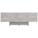 vidaXL betonszürke szerelt fa dohányzóasztal 85 x 55 x 31 cm