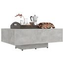 vidaXL betonszürke szerelt fa dohányzóasztal 85 x 55 x 31 cm