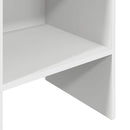 vidaXL fehér szerelt fa könyvszekrény 40 x 35 x 180 cm