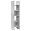 vidaXL betonszürke szerelt fa könyvszekrény 40 x 35 x 180 cm