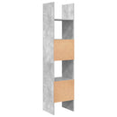 vidaXL betonszürke szerelt fa könyvszekrény 40 x 35 x 180 cm