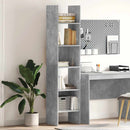 vidaXL betonszürke szerelt fa könyvszekrény 40 x 35 x 180 cm