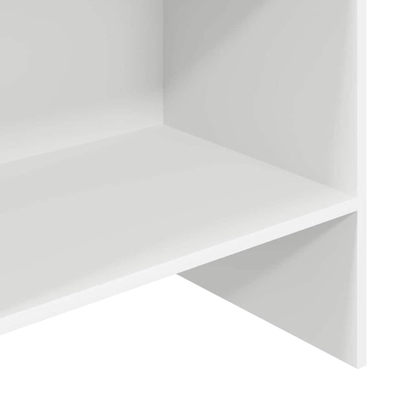 vidaXL fehér szerelt fa könyvszekrény 60 x 35 x 180 cm