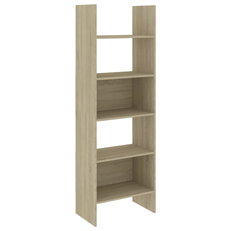 vidaXL sonoma tölgy színű szerelt fa könyvszekrény 60 x 35 x 180 cm