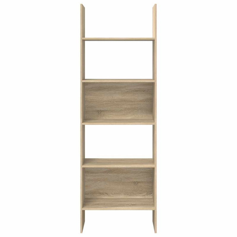 vidaXL sonoma tölgy színű szerelt fa könyvszekrény 60 x 35 x 180 cm