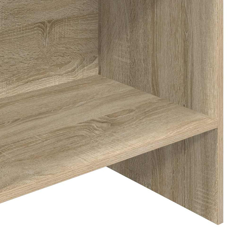 vidaXL sonoma tölgy színű szerelt fa könyvszekrény 60 x 35 x 180 cm