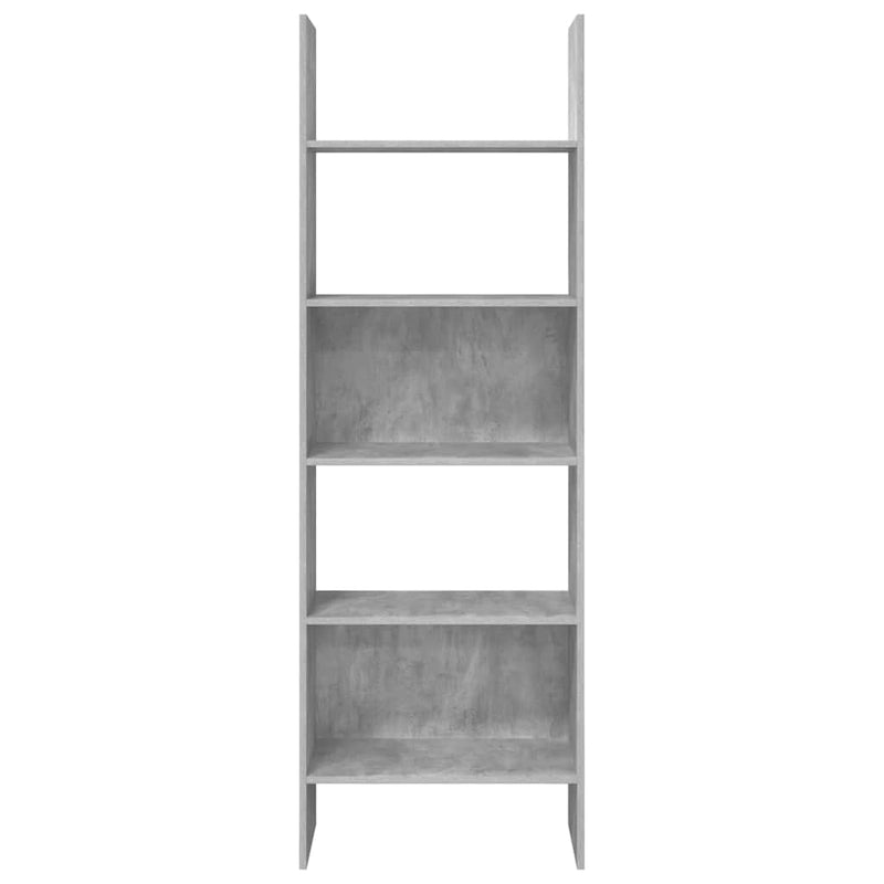 vidaXL betonszürke szerelt fa könyvszekrény 60 x 35 x 180 cm