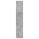 vidaXL betonszürke szerelt fa könyvszekrény 60 x 35 x 180 cm