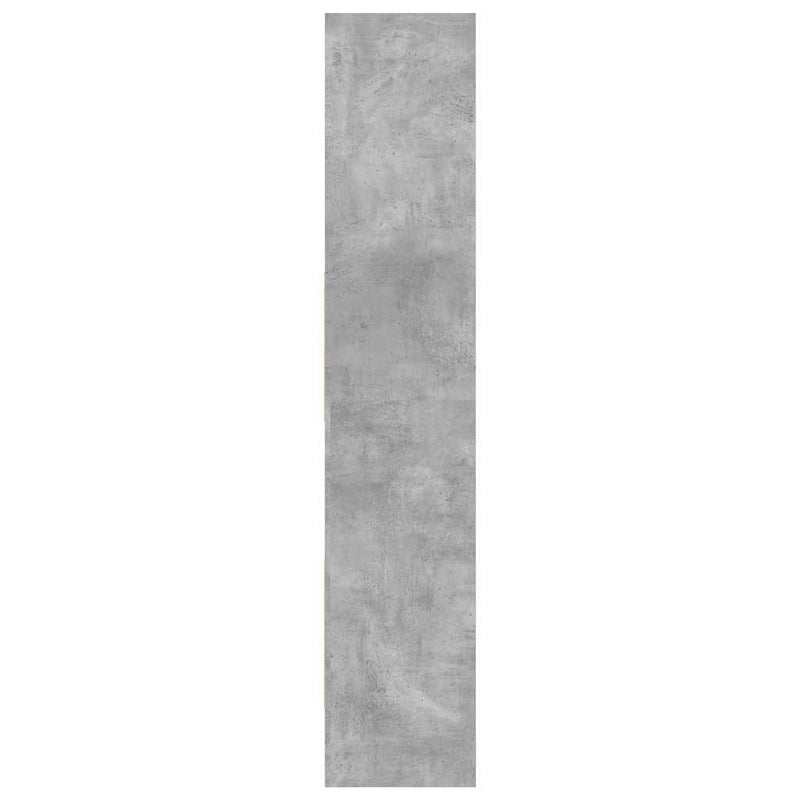 vidaXL betonszürke szerelt fa könyvszekrény 60 x 35 x 180 cm