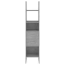 vidaXL betonszürke szerelt fa könyvszekrény 40 x 35 x 180 cm