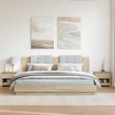 vidaXL 2 db sonoma tölgy színű szerelt fa éjjeliszekrény 40x30x39 cm