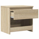 vidaXL 2 db sonoma tölgy színű szerelt fa éjjeliszekrény 40x30x39 cm