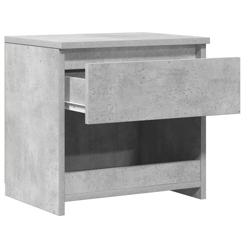 vidaXL betonszürke szerelt fa éjjeliszekrény 40 x 30 x 39 cm