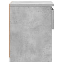 vidaXL 2 db betonszürke szerelt fa éjjeliszekrény 40 x 30 x 39 cm