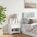 vidaXL magasfényű fehér szerelt fa éjjeliszekrény 40 x 30 x 39 cm