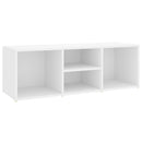 vidaXL fehér szerelt fa cipőtároló pad 105 x 35 x 35 cm