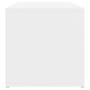 vidaXL fehér szerelt fa cipőtároló pad 105 x 35 x 35 cm