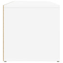 vidaXL fehér szerelt fa cipőtároló pad 105 x 35 x 35 cm