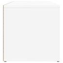 vidaXL fehér szerelt fa cipőtároló pad 102 x 35 x 35 cm