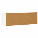vidaXL fehér szerelt fa cipőtároló pad 105 x 35 x 35 cm