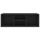 vidaXL fekete szerelt fa cipőtároló pad 105 x 35 x 35 cm