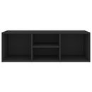 vidaXL fekete szerelt fa cipőtároló pad 105 x 35 x 35 cm