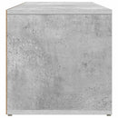 vidaXL betonszürke szerelt fa cipőtároló pad 105 x 35 x 35 cm