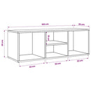 vidaXL betonszürke szerelt fa cipőtároló pad 102 x 35 x 35 cm