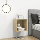 vidaXL sonoma tölgy színű szerelt fa fali szekrény 37 x 37 x 37 cm