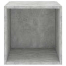 vidaXL betonszürke szerelt fa fali szekrény 37 x 37 x 37 cm