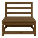 vidaXL mézbarna tömör fenyőfa középső kanapé