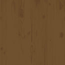 vidaXL mézbarna tömör fenyőfa középső kanapé