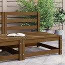 vidaXL mézbarna tömör fenyőfa középső kanapé