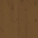 vidaXL mézbarna tömör fenyőfa kerti lábtartó 70 x 70 x 30 cm