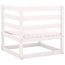 vidaXL 2 db tömör fenyőfa kerti sarokkanapé