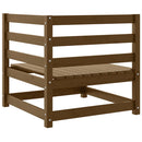 vidaXL 2 db mézbarna tömör fenyőfa kerti sarokkanapé