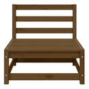 vidaXL 2 db mézbarna tömör fenyőfa kerti középső kanapé