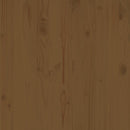 vidaXL 3 db mézbarna tömör fenyőfa kerti középső kanapé