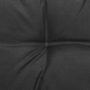 vidaXL tömör fenyőfa kerti sarokkanapé antracitszürke párnákkal