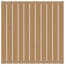 vidaXL mézbarna tömör fenyőfa kerti lábzsámoly párnával