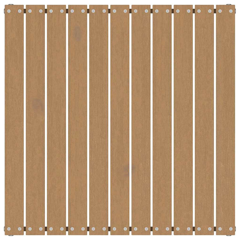 vidaXL mézbarna tömör fenyőfa kerti lábzsámoly párnával