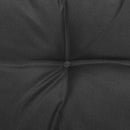 vidaXL 2 db tömör fenyőfa kerti középső kanapé szürke párnákkal