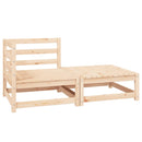 vidaXL 2 részes tömör fenyőfa kerti ülőgarnitúra párnákkal