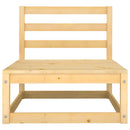 vidaXL 2 részes tömör fenyőfa kerti ülőgarnitúra párnákkal