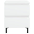 vidaXL fehér szerelt fa éjjeliszekrény 40 x 35 x 50 cm