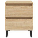 vidaXL sonoma tölgy színű szerelt fa éjjeliszekrény 40 x 35 x 50 cm