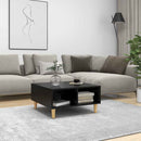 vidaXL fekete szerelt fa dohányzóasztal 60x 60 x 30 cm