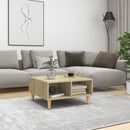 vidaXL sonoma tölgy színű szerelt fa dohányzóasztal 60x 60 x 30 cm