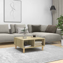 vidaXL sonoma tölgy színű szerelt fa dohányzóasztal 60x 60 x 30 cm