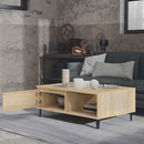 vidaXL sonoma tölgy színű szerelt fa dohányzóasztal 90 x 60 x 35 cm